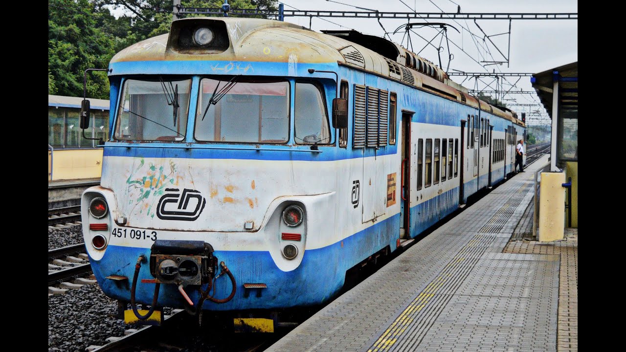 Vlaky Praha - Běchovice / Trains Prague 24.7. 2016 [Full HD]
