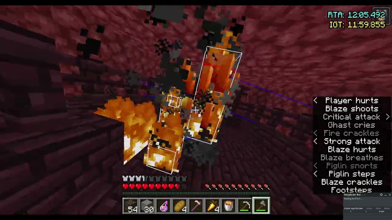 Minecraft - RSG 1.16.1 in 21:26.708