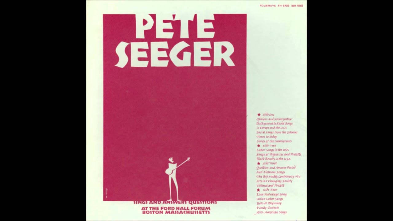 Sings Anti-War Songs From Ford Hall, Boston (1967) (Pete Seeger)
