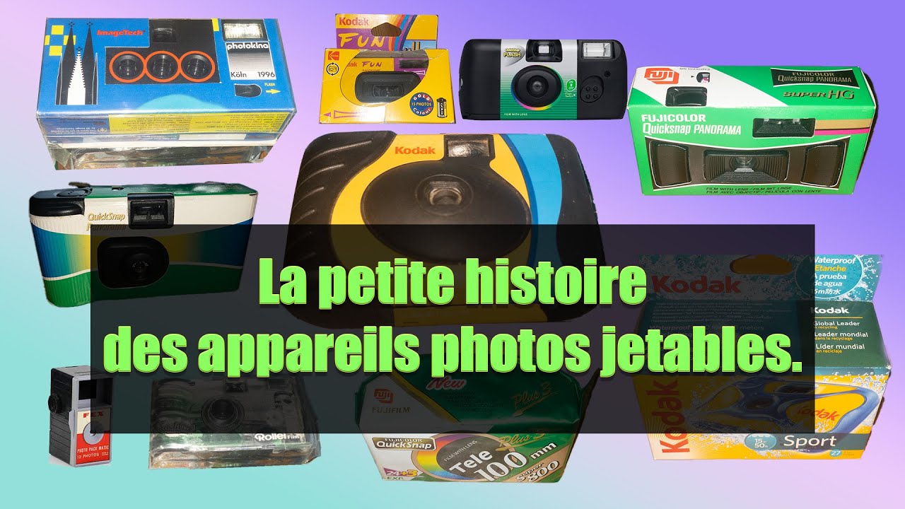 L'histoire des appareils photos jetables