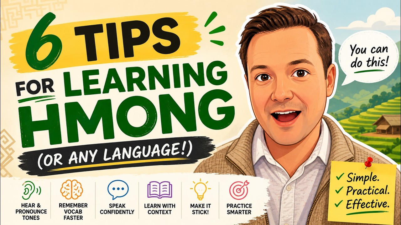 🧠 💬 6 Tips for Learning Hmong (or any Language!)
