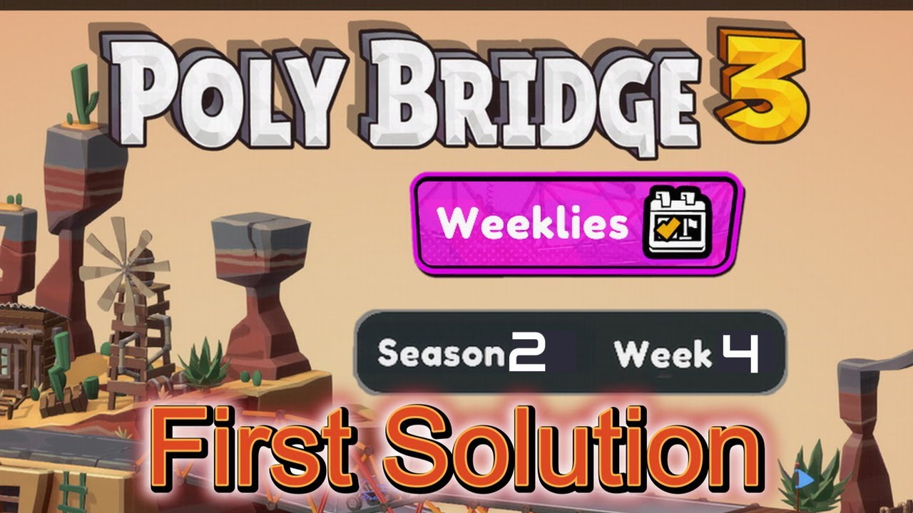 PolyBridge3 - weekly challenge S2-W4 , Alternator by solar sailor