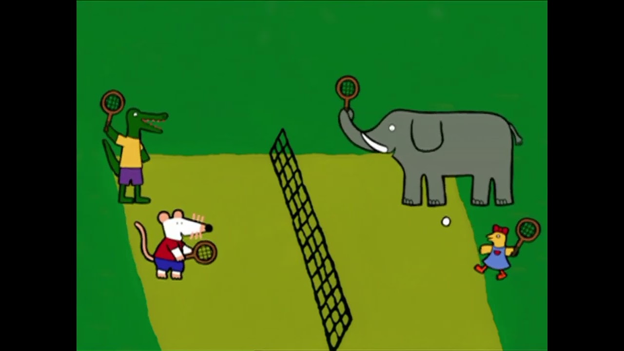 Maisy Mouse Ending Scene: Hop/Tennis - S2 E20 (Special On Nick Jr.)