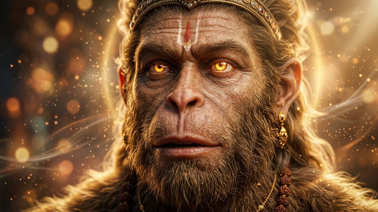 HANUMAN CHALISA | For Strength & Protection | Cosmic Aarti