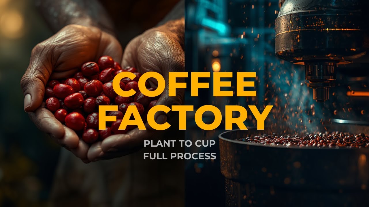 How Coffee Is Made in a Factory | From Coffee Beans to Powder