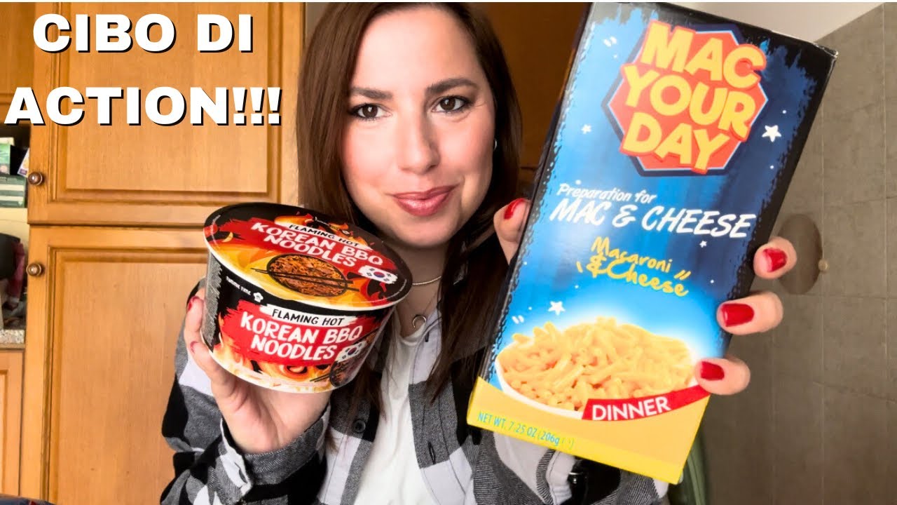 ASSAGGIO I MAC&CHEESE AMERICANI e I NOODLES COREANI PER LA PRIMA VOLTA!! • Cibo di Action!!