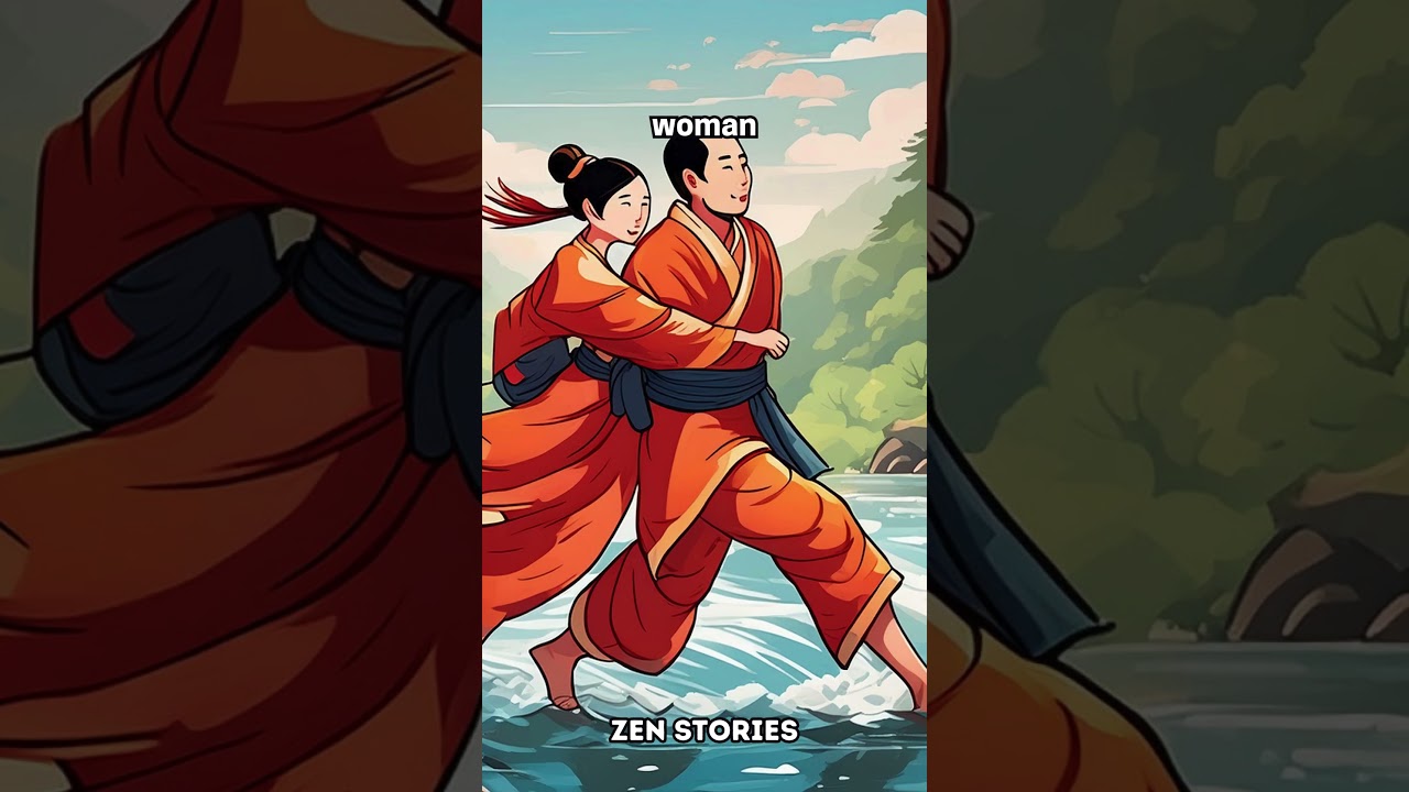 Zen Story About Letting Go | Two Monks & a Woman | Zen Stories for Motivation #zenstories
