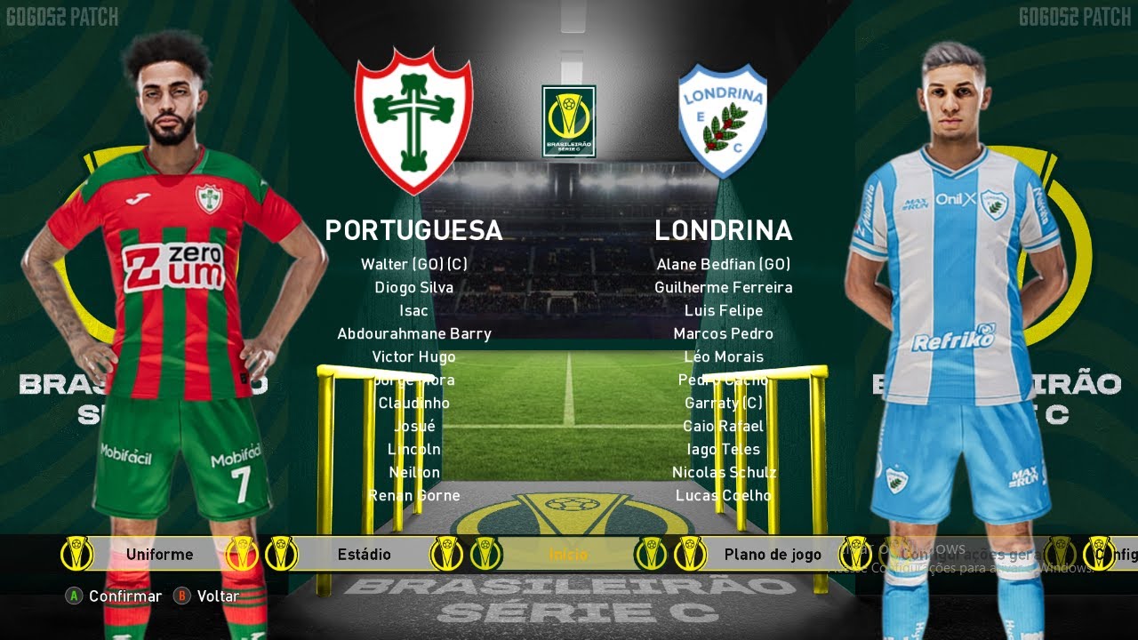 CAP 54: ESTÁDIO DO CANINDÉ PORTUGUESA X LONDRINA SÉRIE C