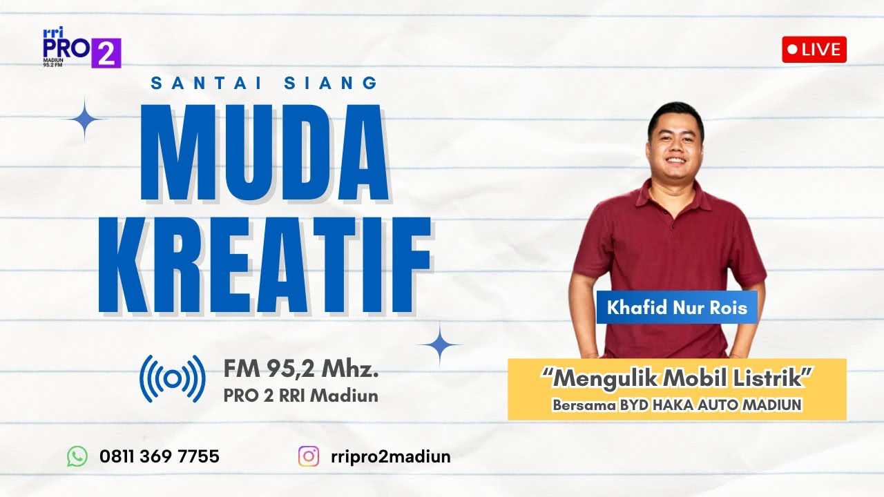 MENGULIK MOBIL LISTRIK || PROGRAM MUDA KREATIF PRO 2 RRI MADIUN