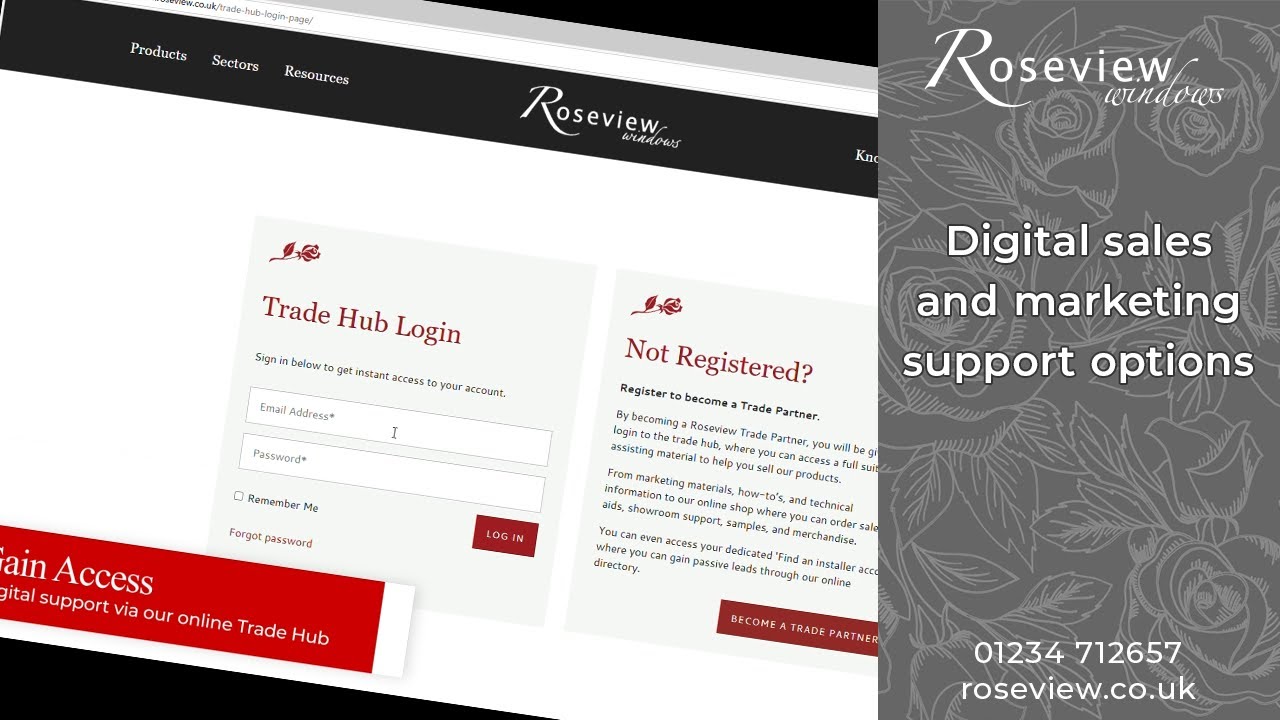Digital sales & marketing support | Roseview Windows