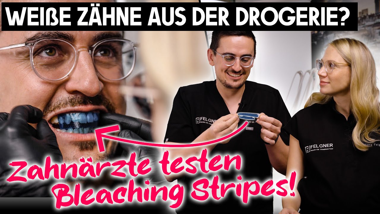 Zahnärzte testen Drogerie Bleaching. Was taugen die Bleaching Stripes wirklich?