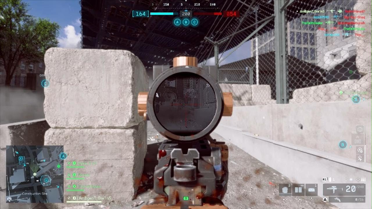 Battlefield 6 MP7 thermal opt gameplay