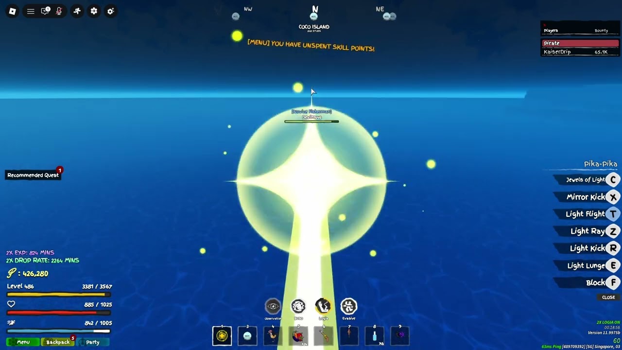 How to get to Coco Island aka Geppo/Demon Step Trainer In Grand piece Online
