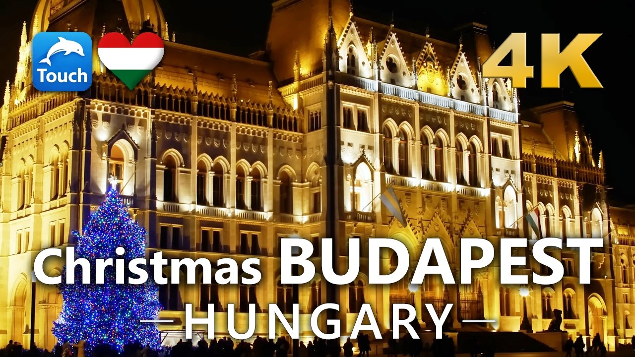 Будапешт — рождественские ярмарки и экскурсия по городу, Венгрия — 4K #TouchChristmas