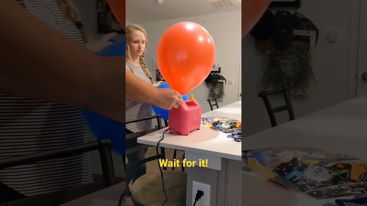 crazy loud balloon pop! loudest balloon pop ever