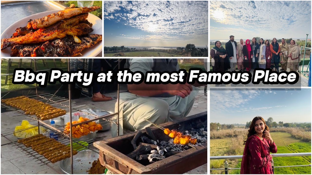 Sialkot ki sb sy Famous jgah py BBQ party ki😍 | Mashhoor fish bhi try ki🥰