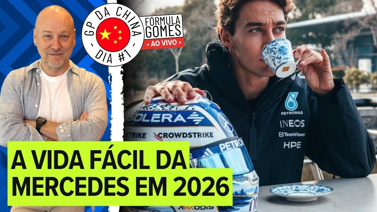 MERCEDES JÁ É CAMPEÃ (F-GOMES, GP DA CHINA, DIA #1)
