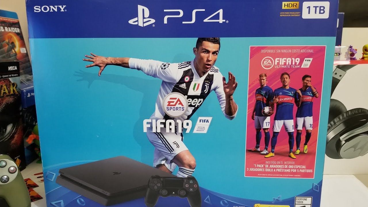 PS4 SLIM EDICIÓN FIFA 19 UNBOXING