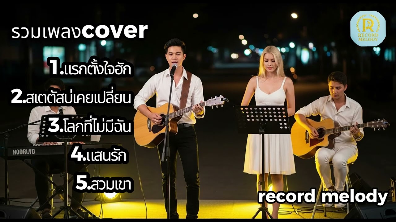 รวมเพลง Acoustic Cover ฟีลนิ่ง  ฟังแล้วผ่อนคลาย | record melody