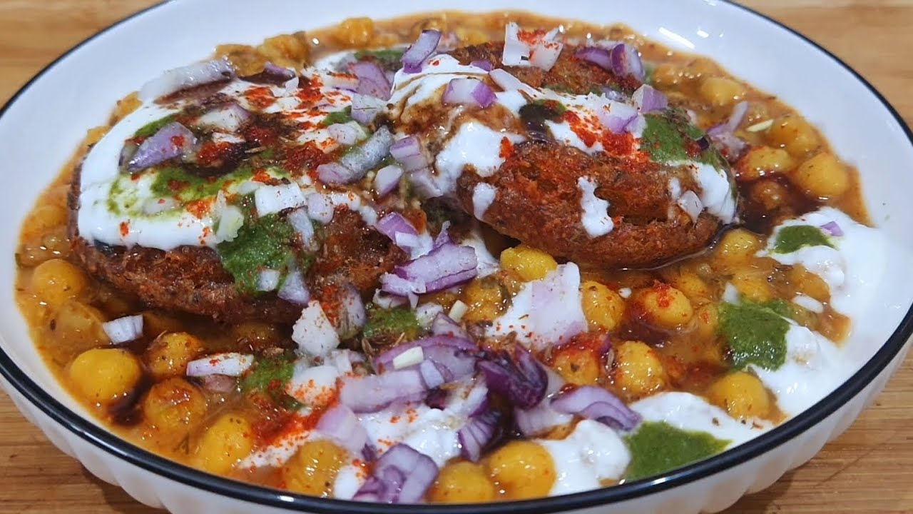 होली रमज़ान स्पेशल छोले टिक्की चाट | Chole Tikki Chaat Recipe | Chaat Recipe | Holi Special Recipe