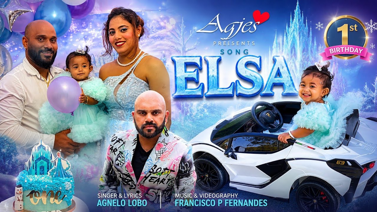 ELSA | New Konkani 1st Birthday Song 2024 | by AGNELO LOBO | Konkani Songs 2024