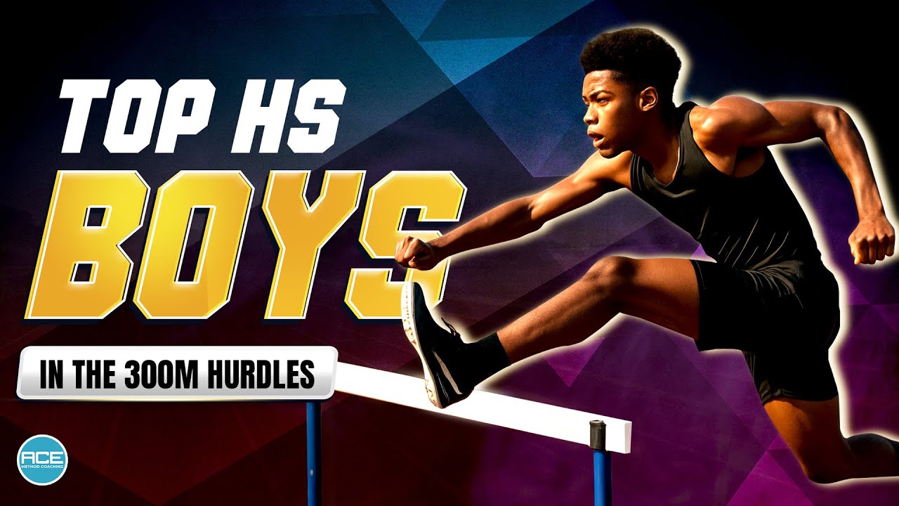 Fastest High-School Boys in the 300m Hurdles 2025