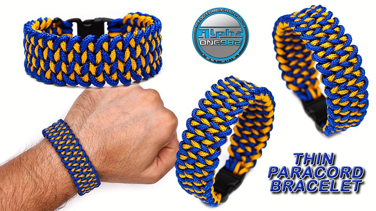 How to Make a Thin Paracord Bracelet Manta Ray Knot Tutorial