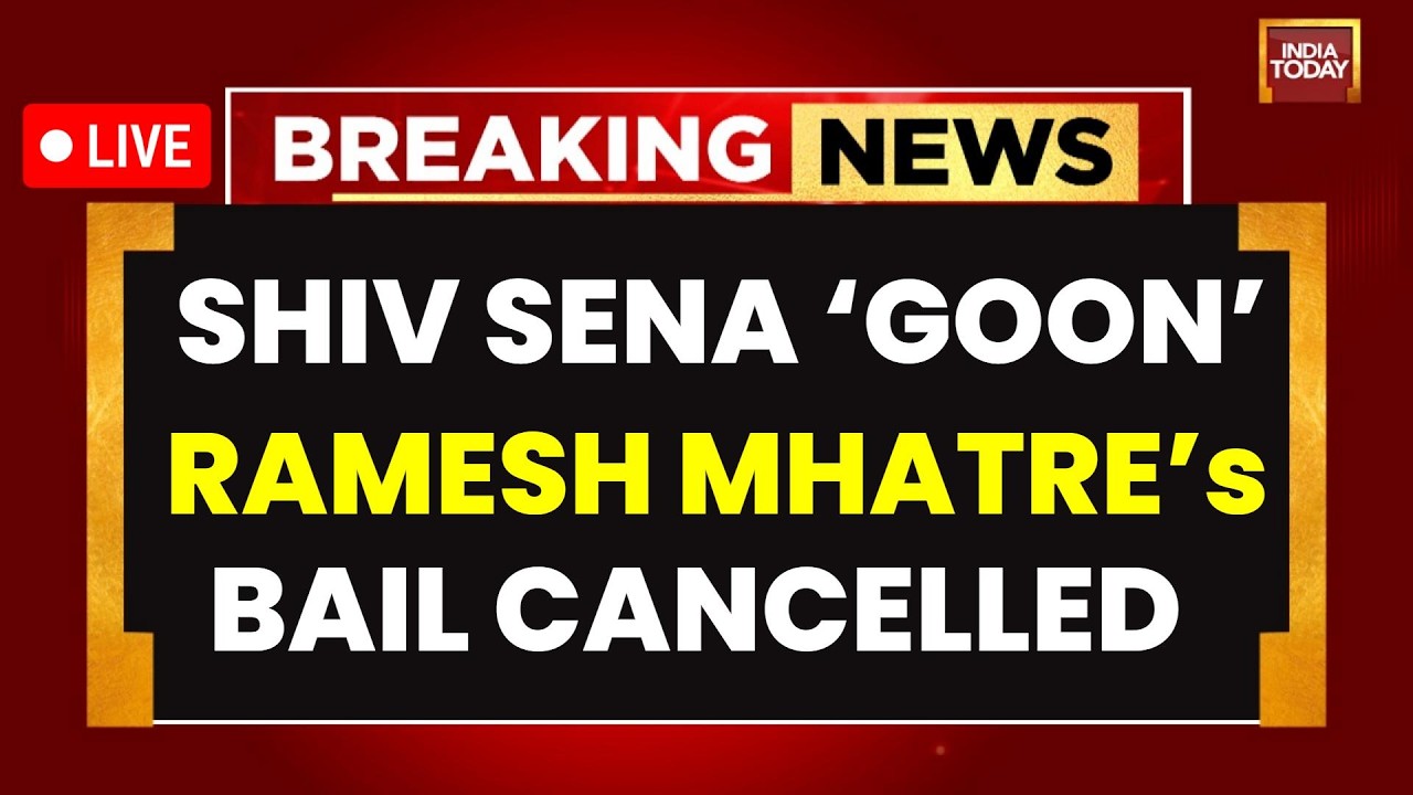LIVE: Shiv Sena 'Goon' Corporator Ramesh Mhatre's Surrenders To Police After Court Cancels Bail