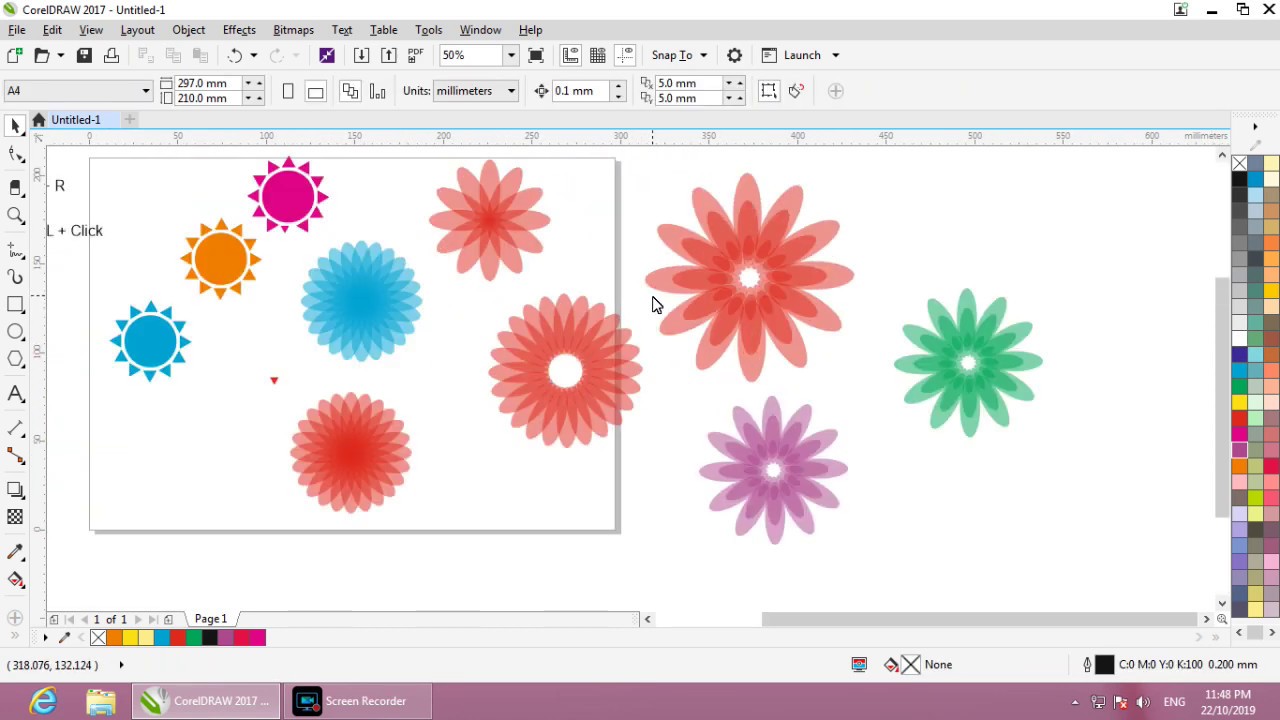 Corel Draw : Tips n Tricks - Step and Repeat Option (Graphic Design)