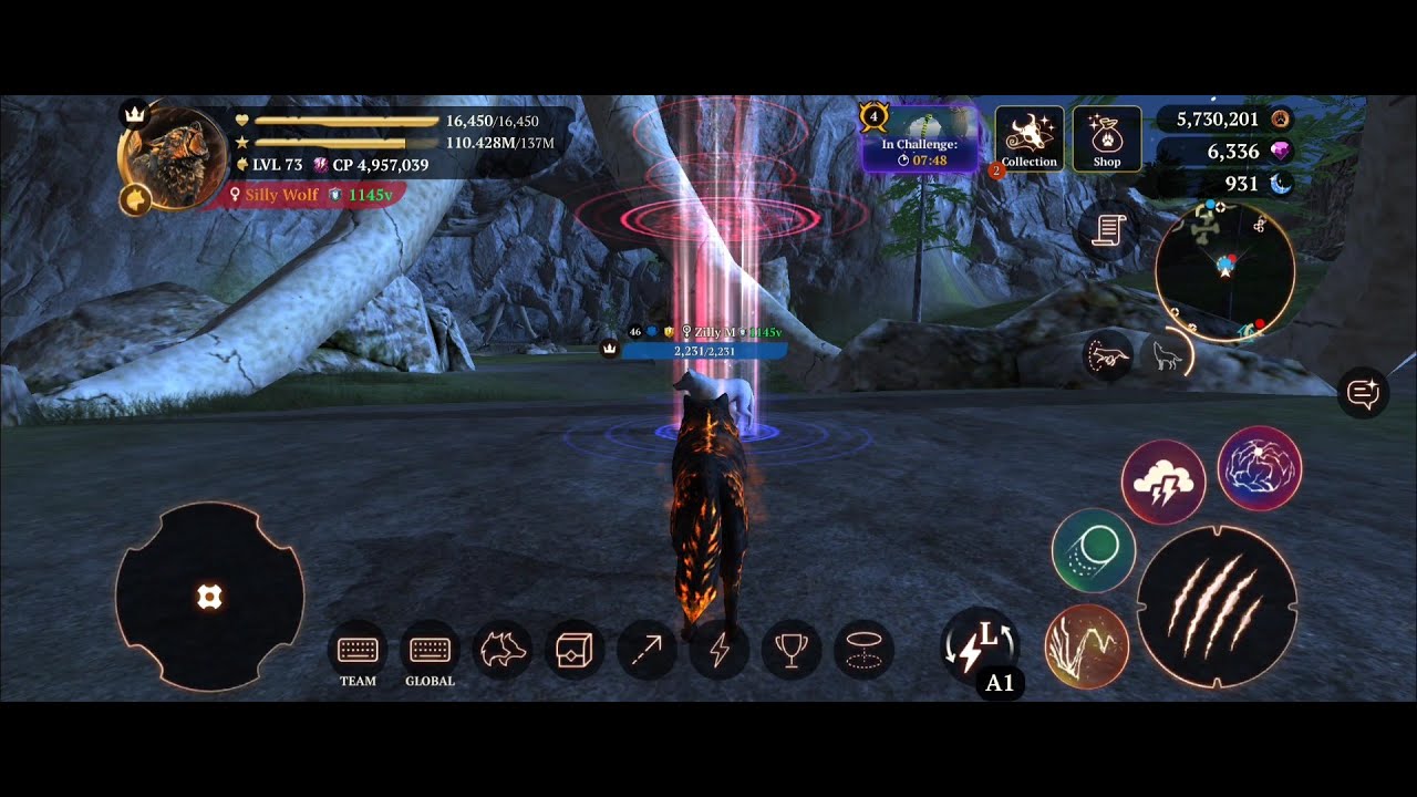 【The Wolf】Portal is a Funny Toy ! Achoo !!! 🤪