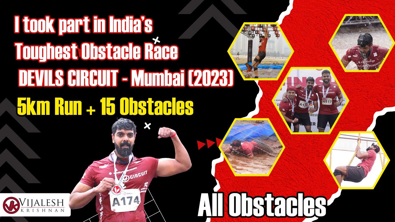 Devils Circuit, Mumbai [2023] - India's Toughest Obstacle Course Race - All obstacles