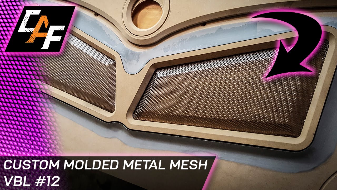 Molded Metal Mesh for CUSTOM Speaker Grills - CarAudioFabrication
