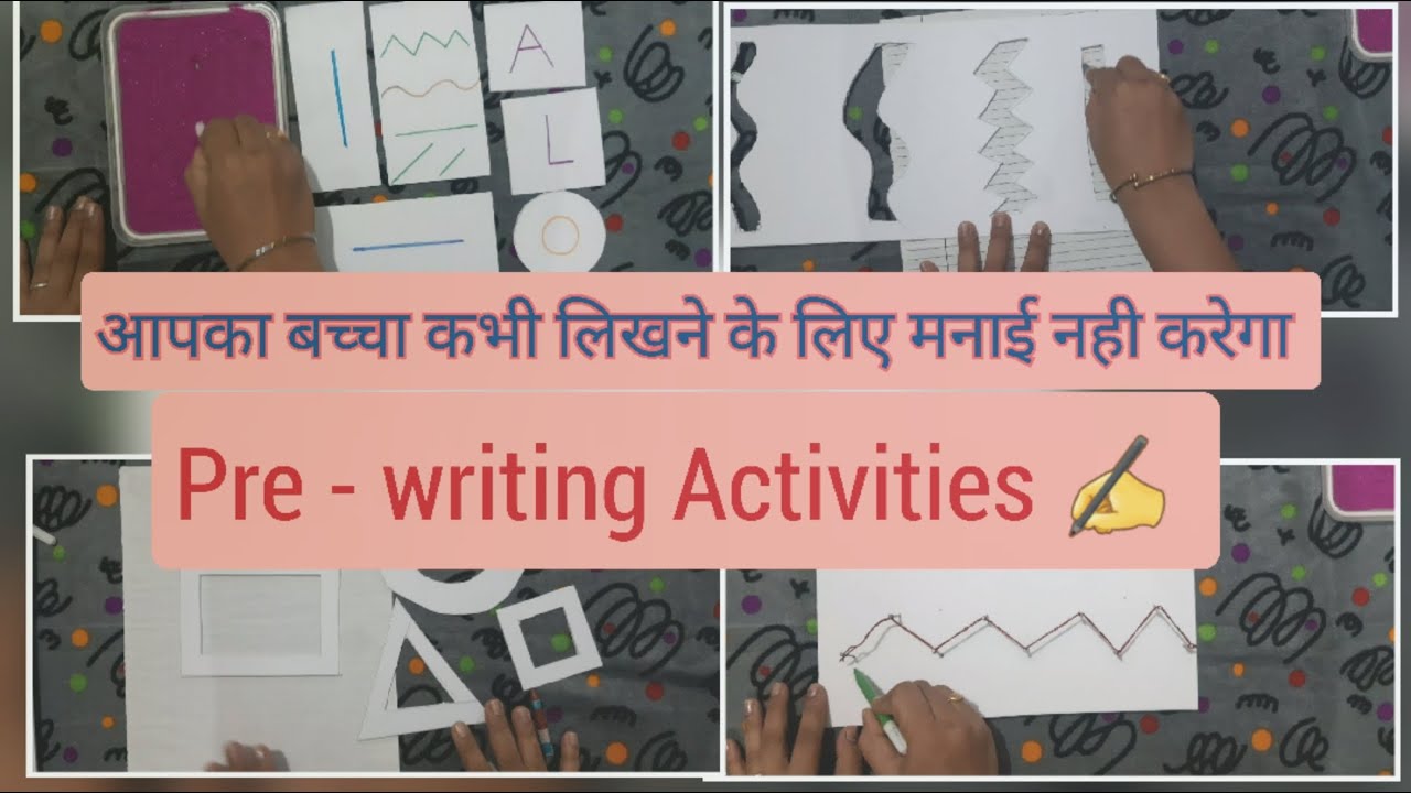 pre - writing Activities for kids / preschooler Activities / pre - writing skills