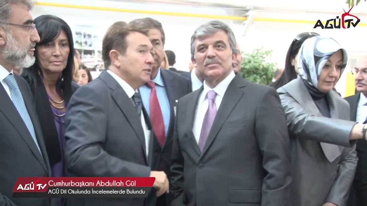 AGÜ TV-Cumhurbaşkanı Abdullah Gül AGÜ Dil Okulunda İncelemelerde Bulundu