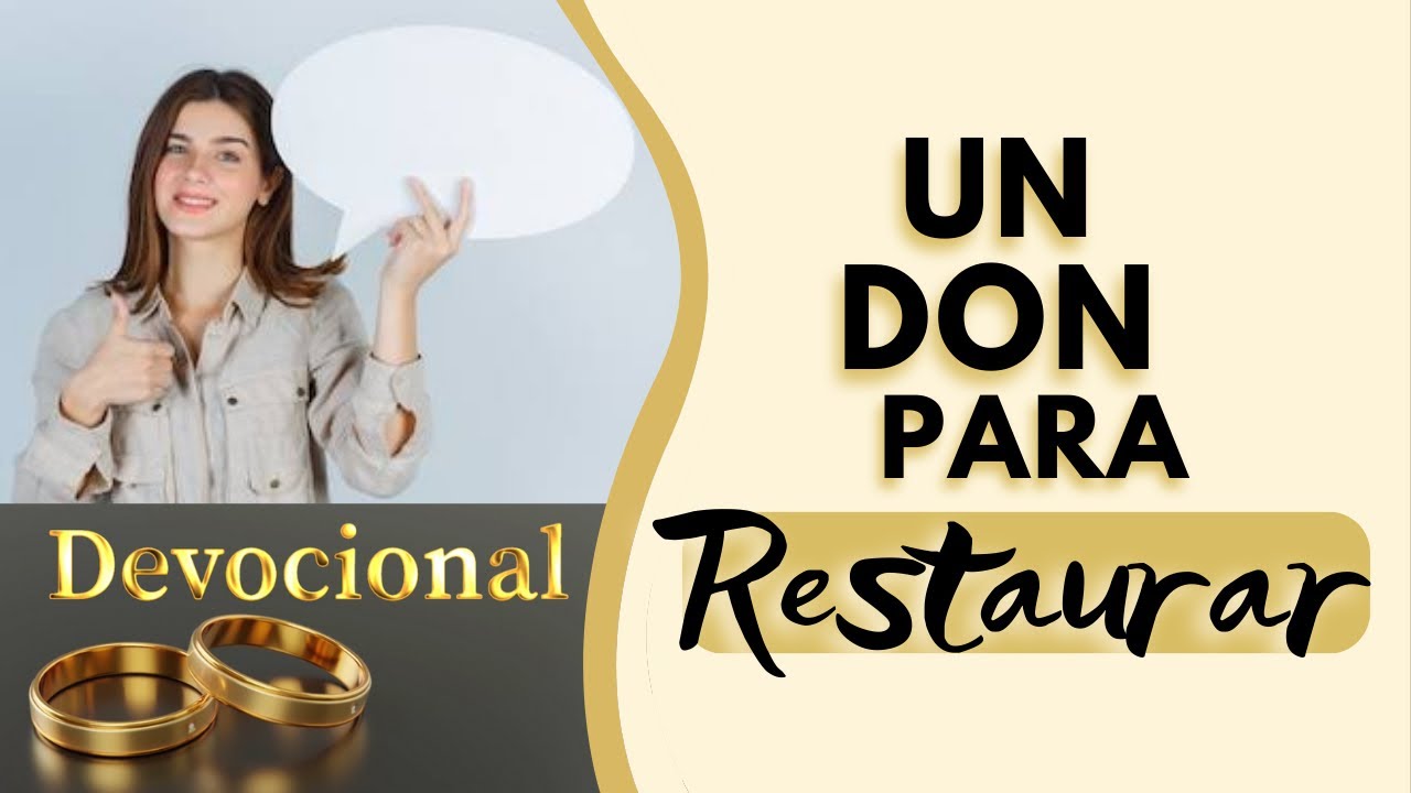🟣Un DON ESPIRITUAL para RESTAURAR TU VIDA Y MATRIMONIO!!