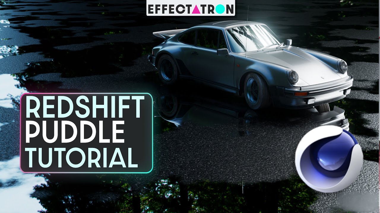 Учебное пособие: как легко создавать лужи на мокром полу с помощью Cinema 4D и Redshift