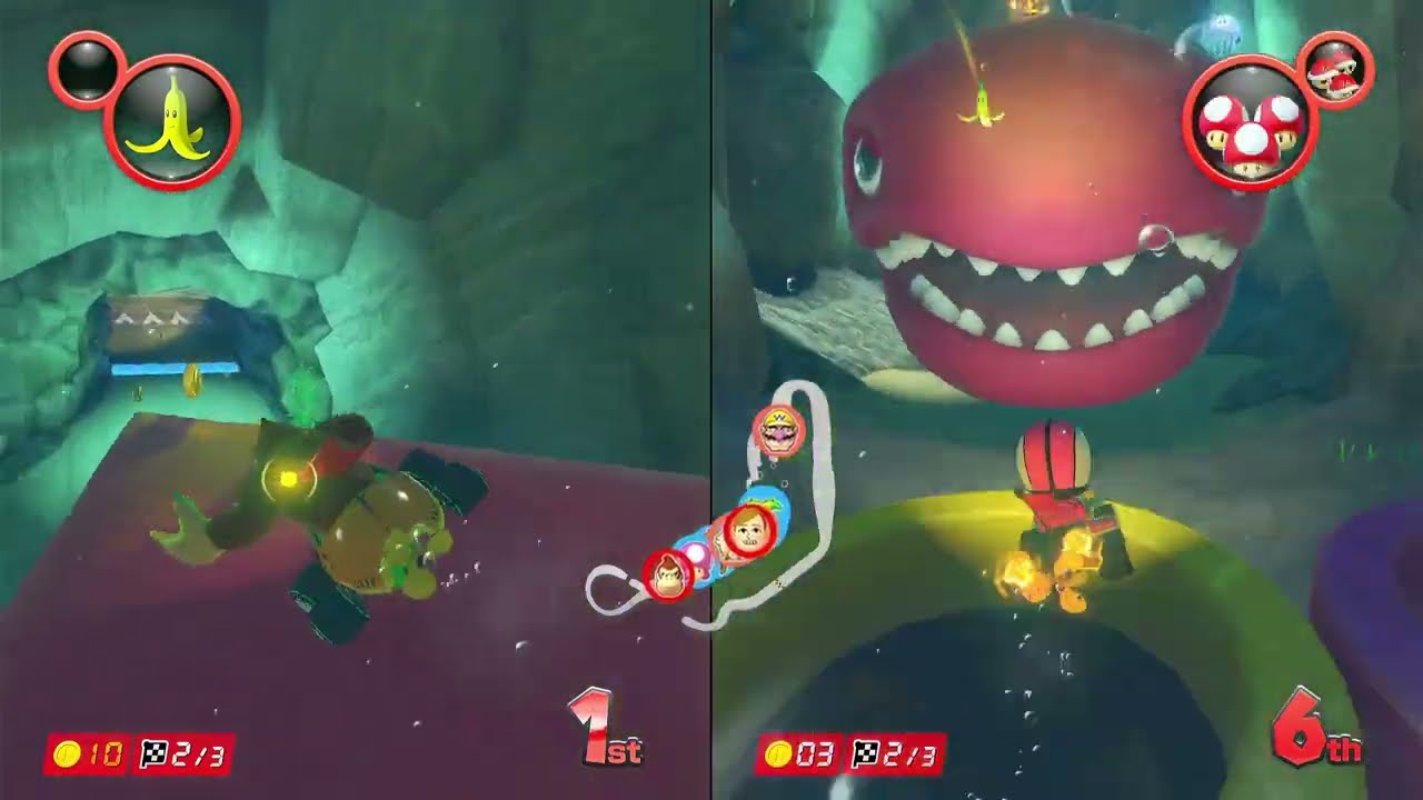 Nintendo Switch - Mario Kart 8 Deluxe - VS Race teams multiplayer (2 players)