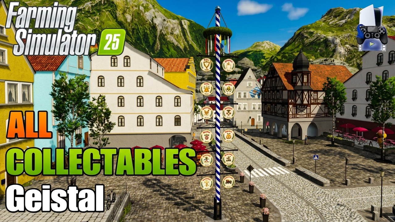Collectables Geistal | FS25 | Console | Earn extra money | All 65 Collectables