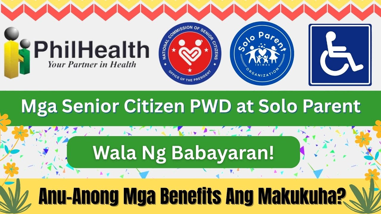 Philhealth - Mga Senior Citizen PWD at Single Parent Halos Wala Ng Babayaran Sa Ospital