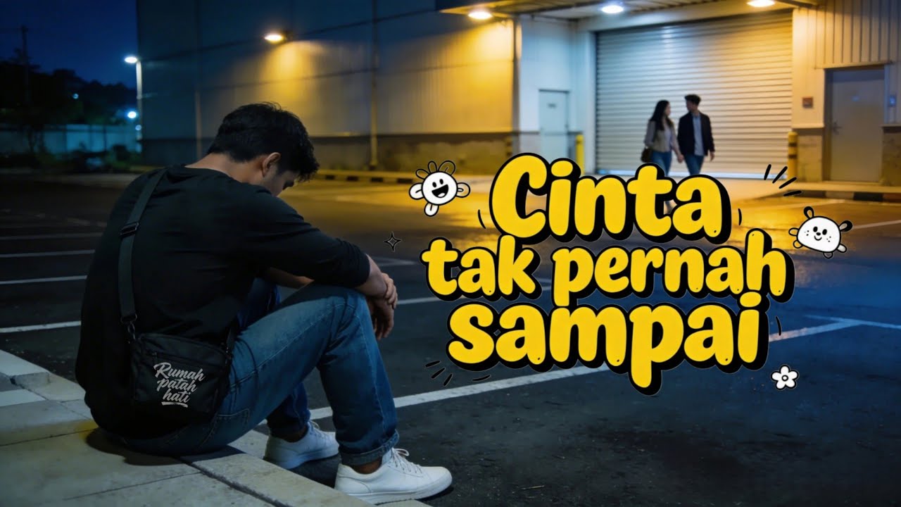 RUMAH PATAH HATI - CINTA TAK PERNAH SAMPAI (Official lyric video) | ROCK ALTERNATIF - POP