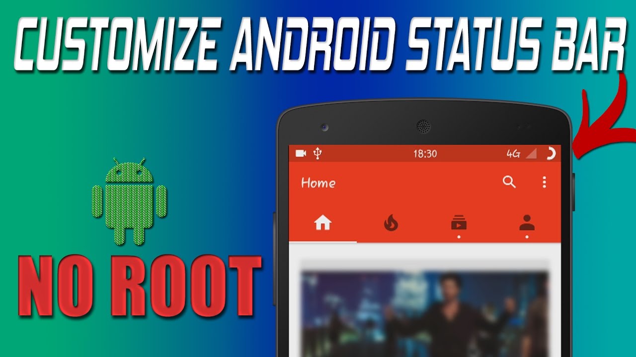 Customize Android Status Bar [NO ROOT]