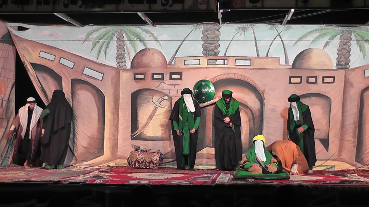 تشابيه الامام علي (ع) /هيئة الطفوف الحسينيه من محافظة البصرة كرمة علي (مشهد الثالث)