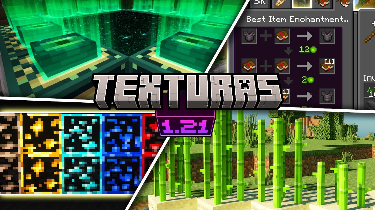 TOP 15 Las Mejores Texturas para Minecraft Bedrock 1.21+ (MCPE y W10)