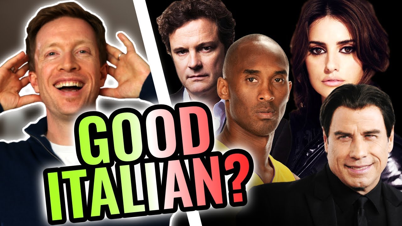 Polyglot Reacts: 8 Celebs Speaking Italian