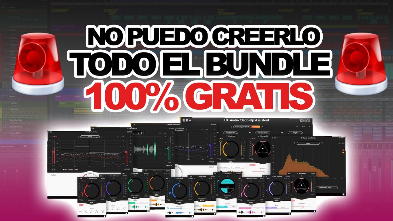 🚨 SIGO SIN CREERLO!!!! 🤯 Voces Profesionales con este BUNDLE 100% GRATIS ¨PRO¨| Accusonus (FREE VST)