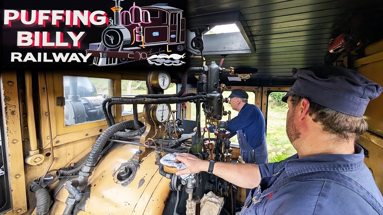 An INSIDE LOOK at the PUFFING BILLY railway!