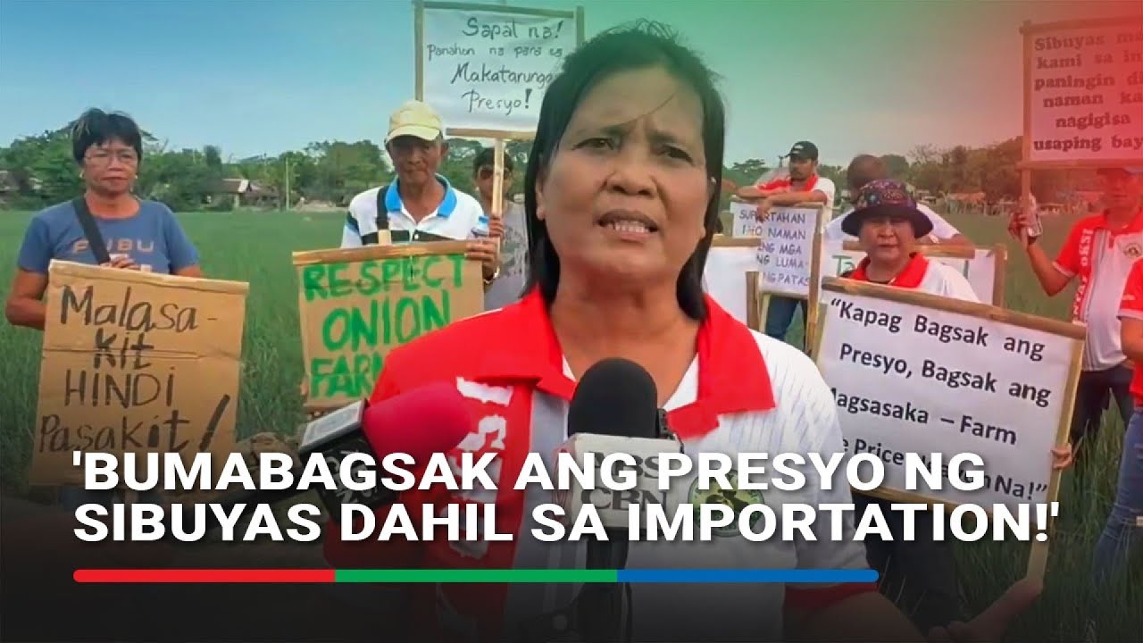 Mga magsisibuyas sa Occidental Mindoro nagprotesta | ABS-CBN News