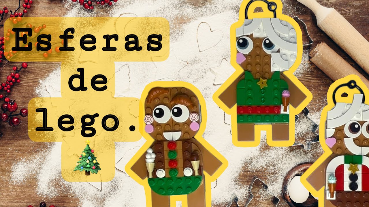 Armando esferas navideñas de LEGO 🍪🎄🧱