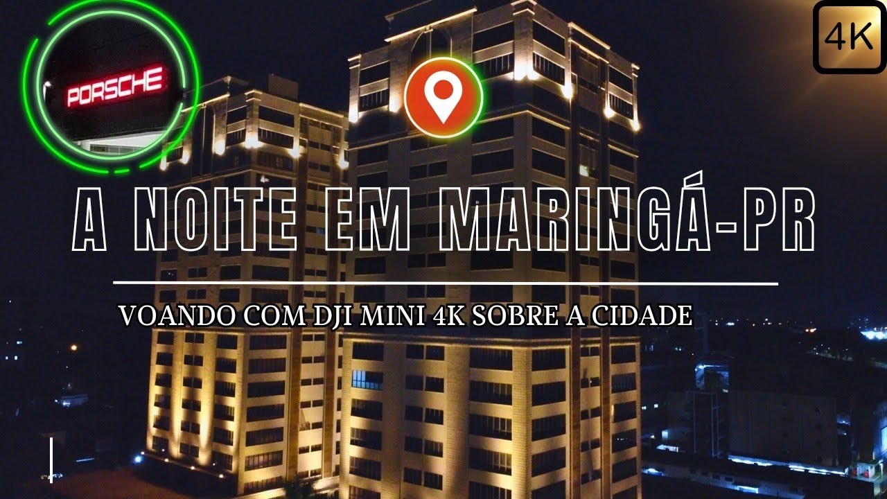 MARINGÁ a cidade que encanta em sua forma noturna