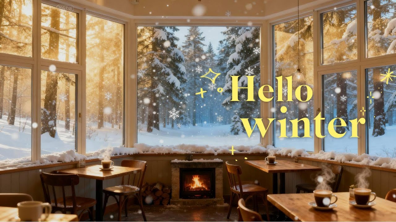 눈 내리는 겨울 카페 ❄️☕ 공부·독서에 미친 듯이 집중되는 음악 | Winter Cafe Study Music
